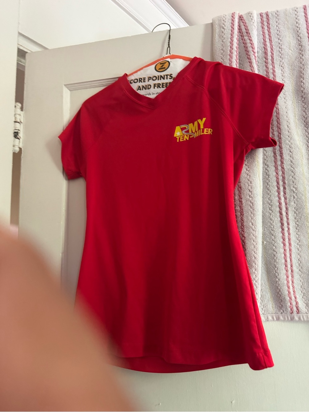 Red "Army Ten-Miler" Performance Tee